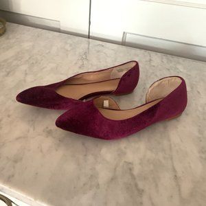Mossimo Supply Co. Velvety Cut Out Flats